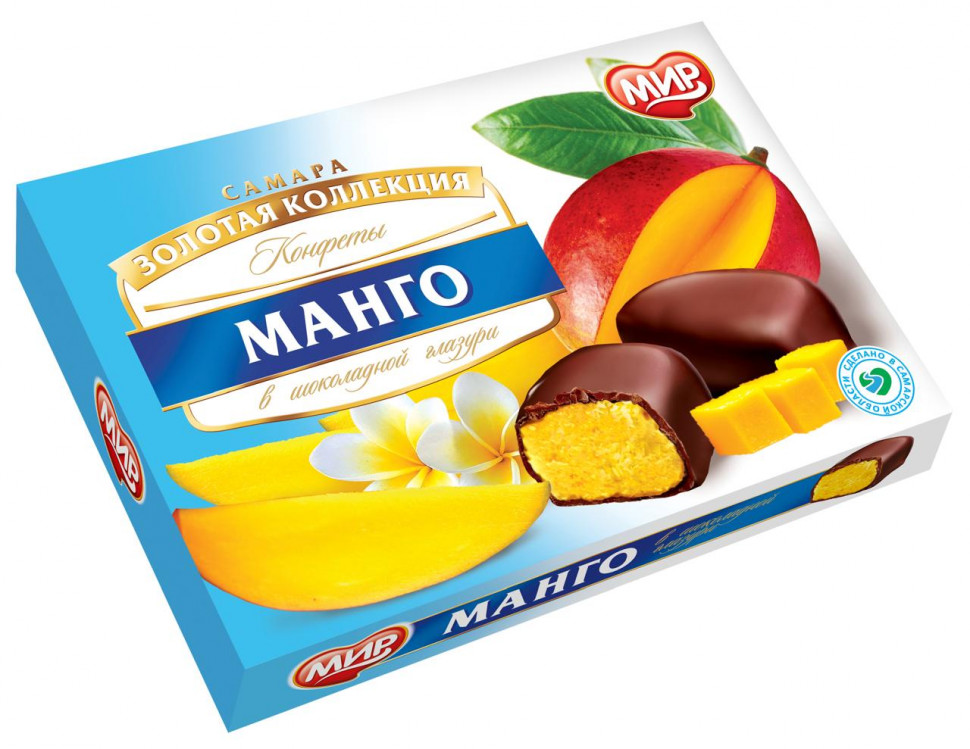  КФ МИР Манго-Кокос в шоколадной глазури 160г  в Волгограде