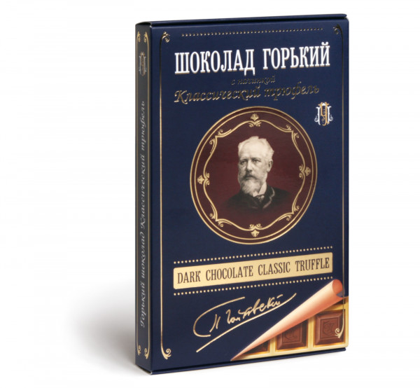 №1 Фабрика Томер  Горький шоколад ТРЮФЕЛЬ классический (Чайковский), 112г в Волгограде