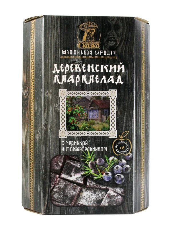 №2 Мармелад деревенский "С черникой и можжевельником" 300г в Волгограде