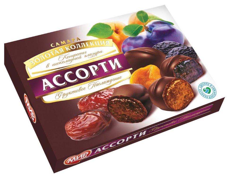  КФ МИР Фруктовое наслаждение (набор шоколадных конфет) 170г в Волгограде